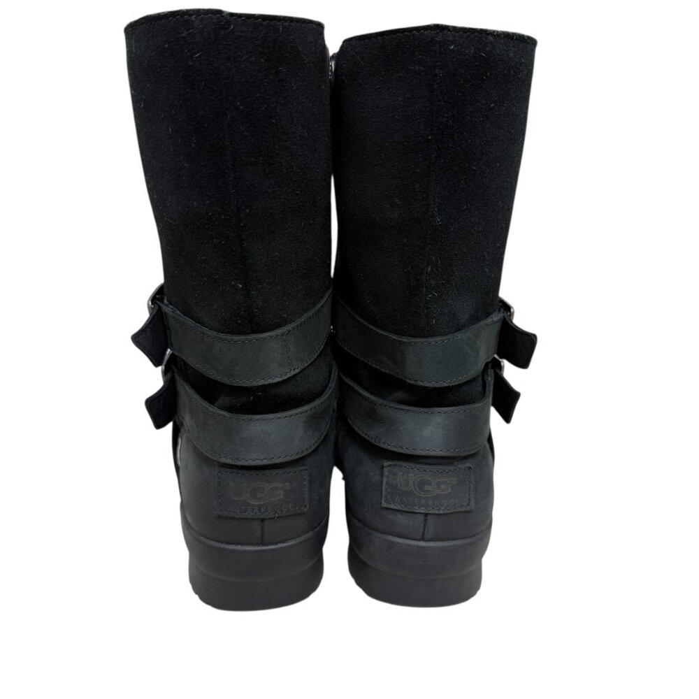 UGG Lorna Waterproof Leather Suede Women's Snow Winter Booties size 7.5 - Picture 4 of 14